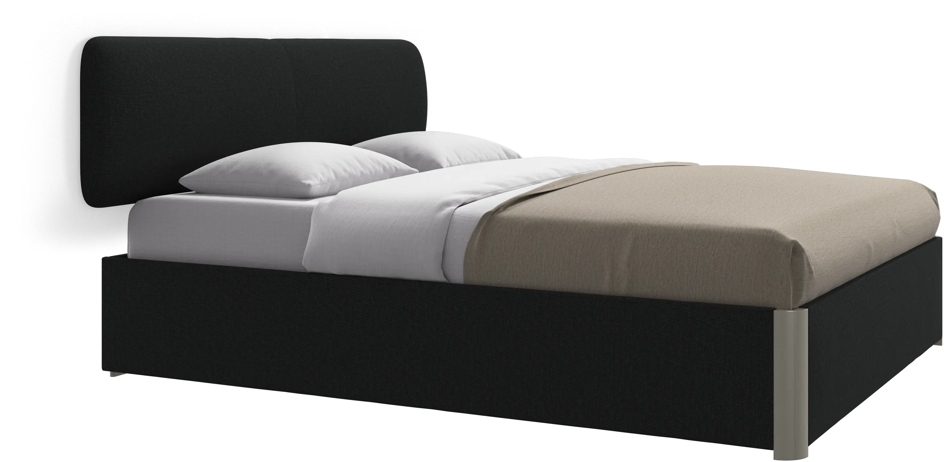 Element bed, wall-mounted headboard, without slats, excl. mattress