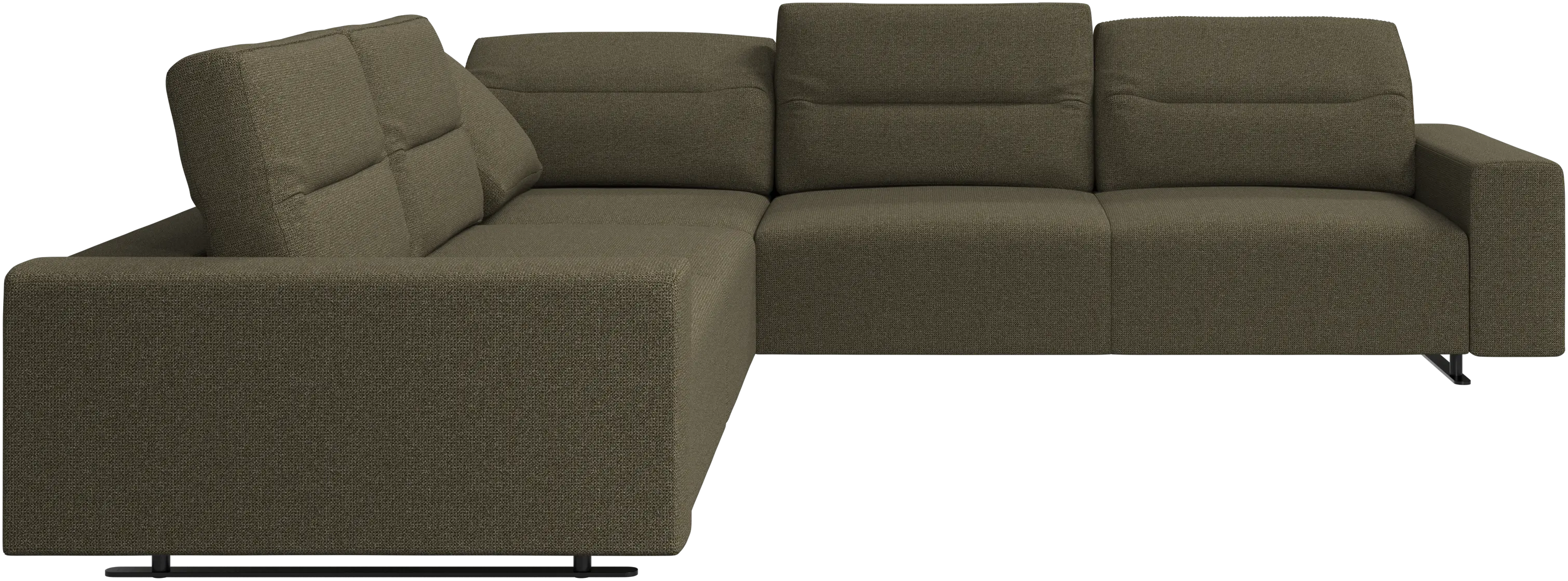 Hampton corner sofa with adjustable back