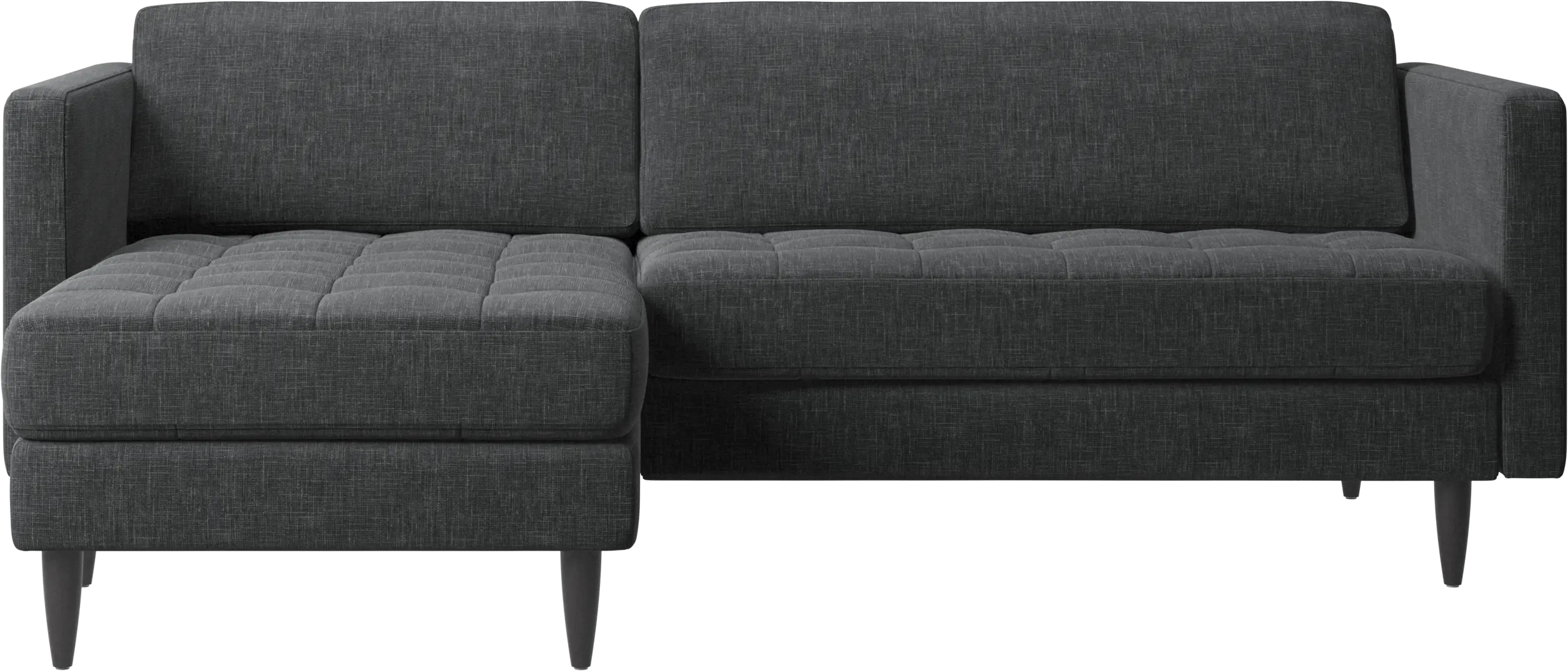 Osaka sofa with resting unit, tufted seat