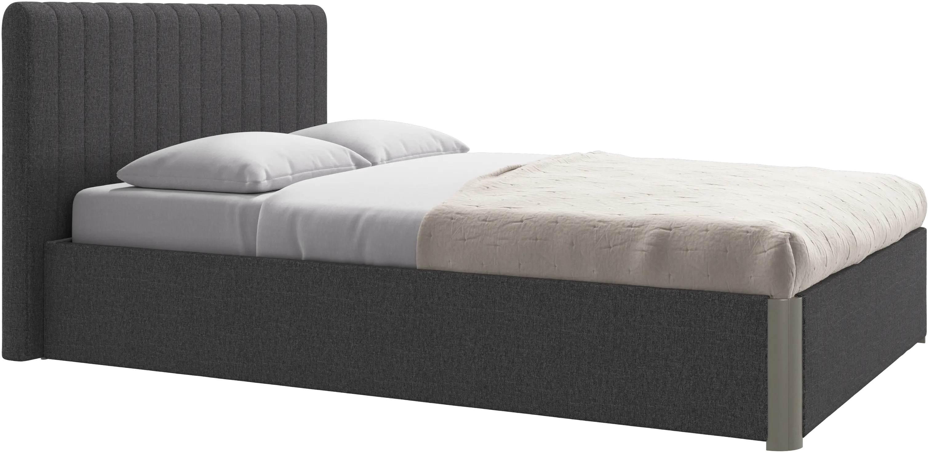 Element cama, cabecero montado en la cama, sin láminas, excl. colchón