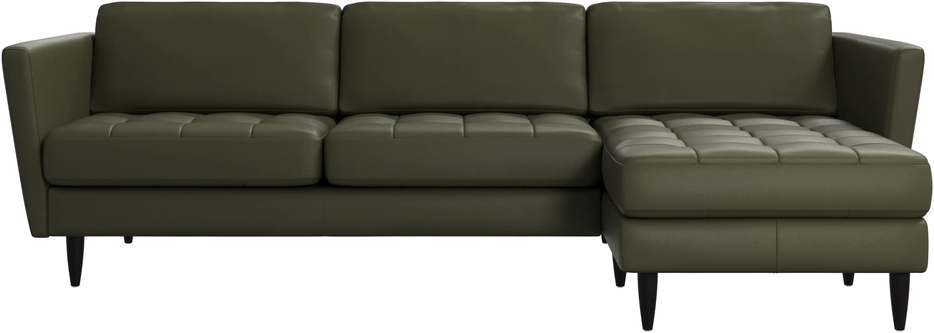 Osaka sofa with resting unit, tufted seat