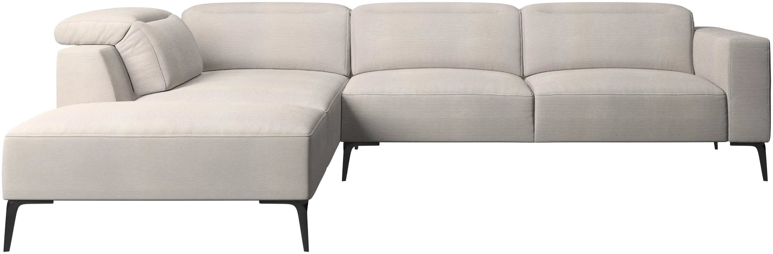Zürich corner sofa with lounging unit