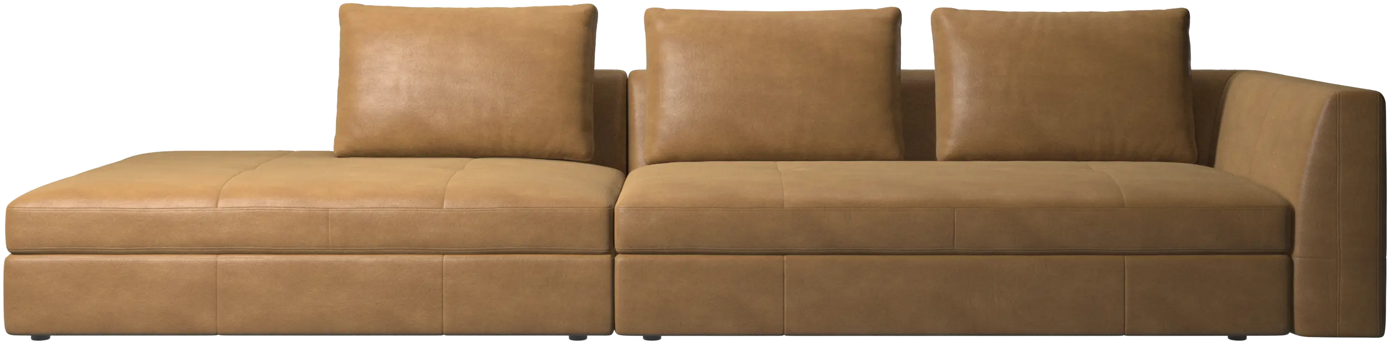 Bergamo sofa with lounging unit