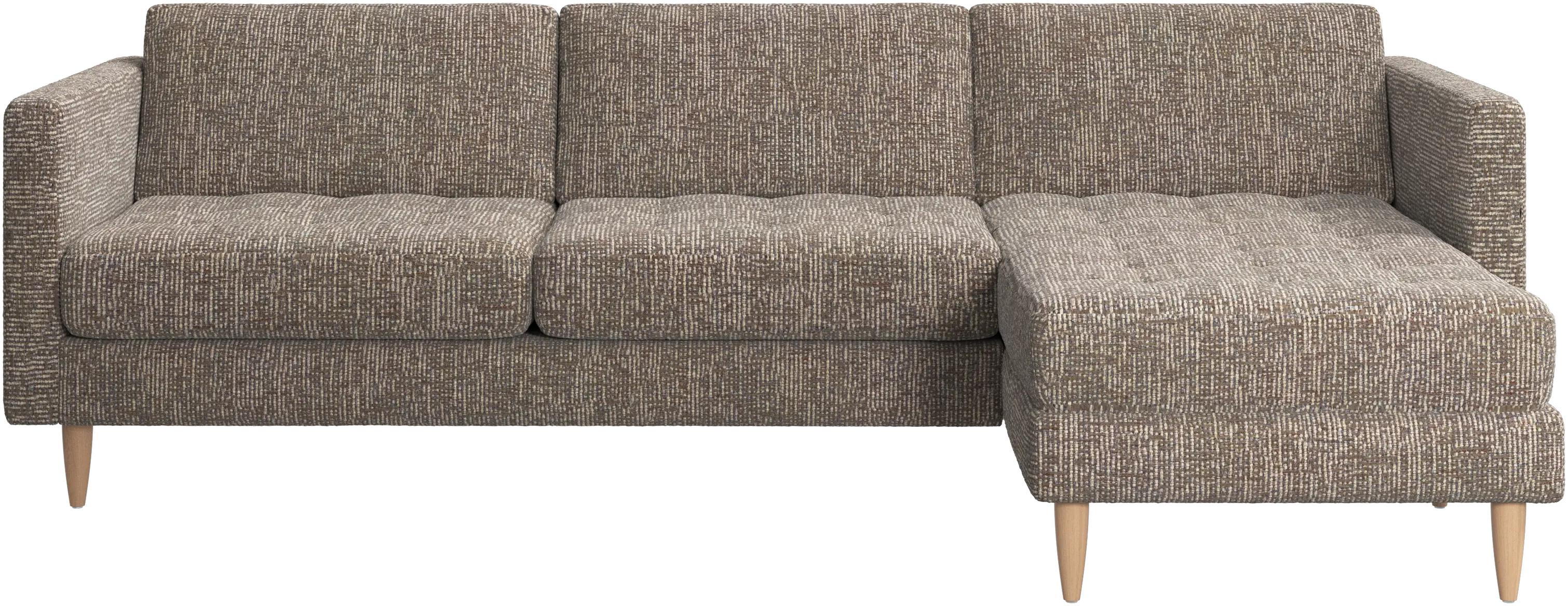Osaka sofa with resting unit, tufted seat