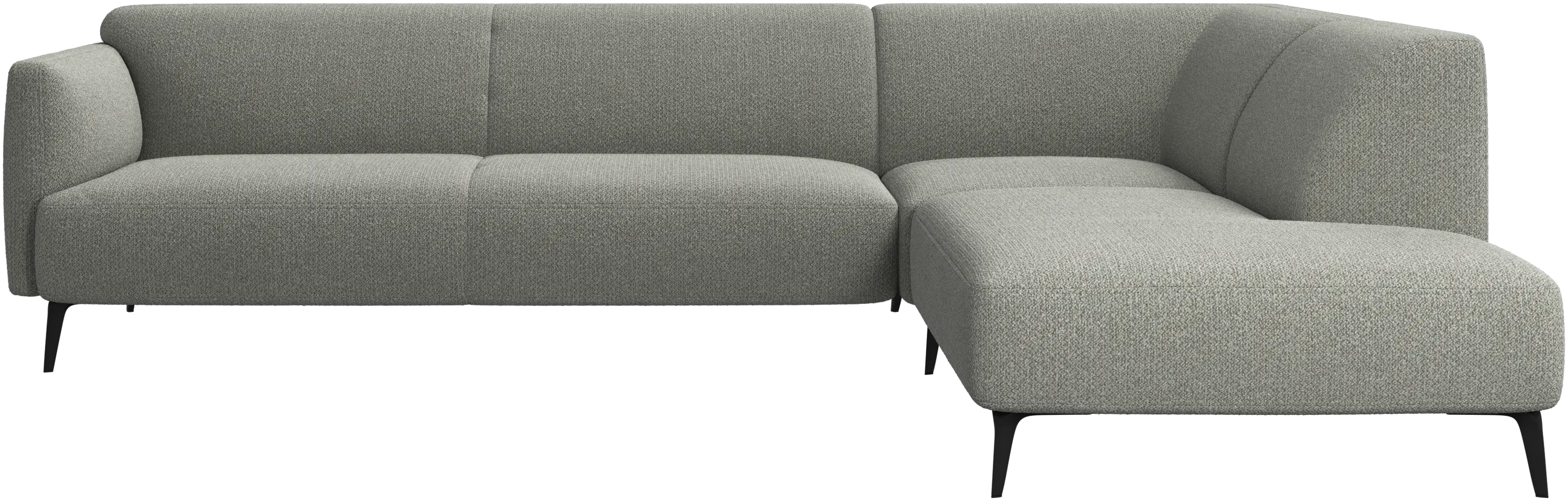 Modena corner sofa with lounging unit