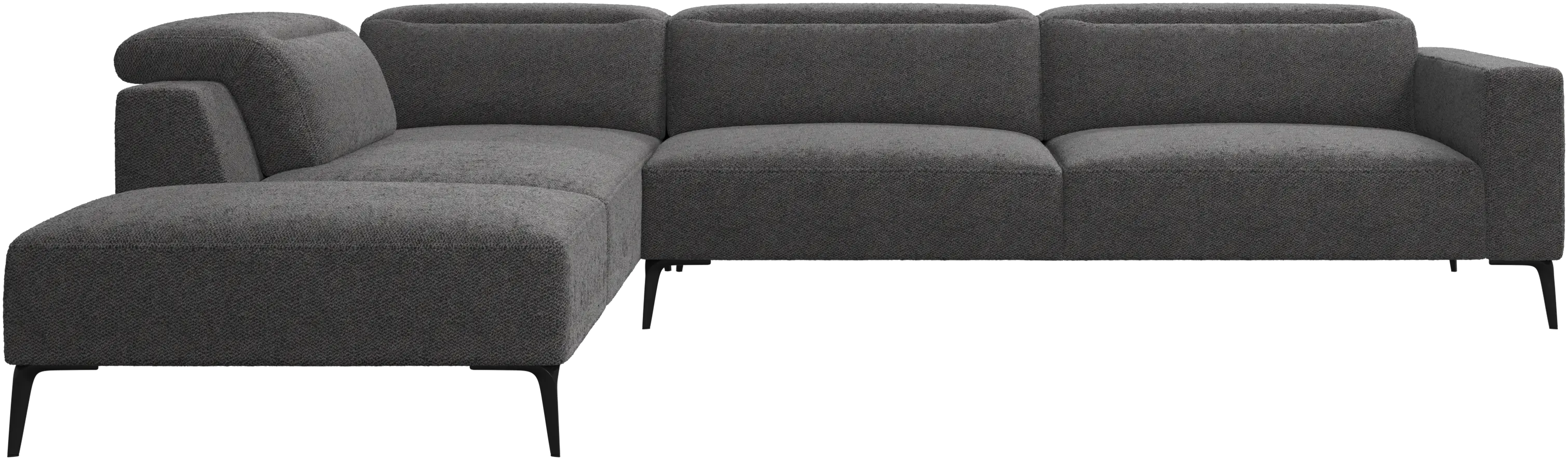 Zürich corner sofa with lounging unit