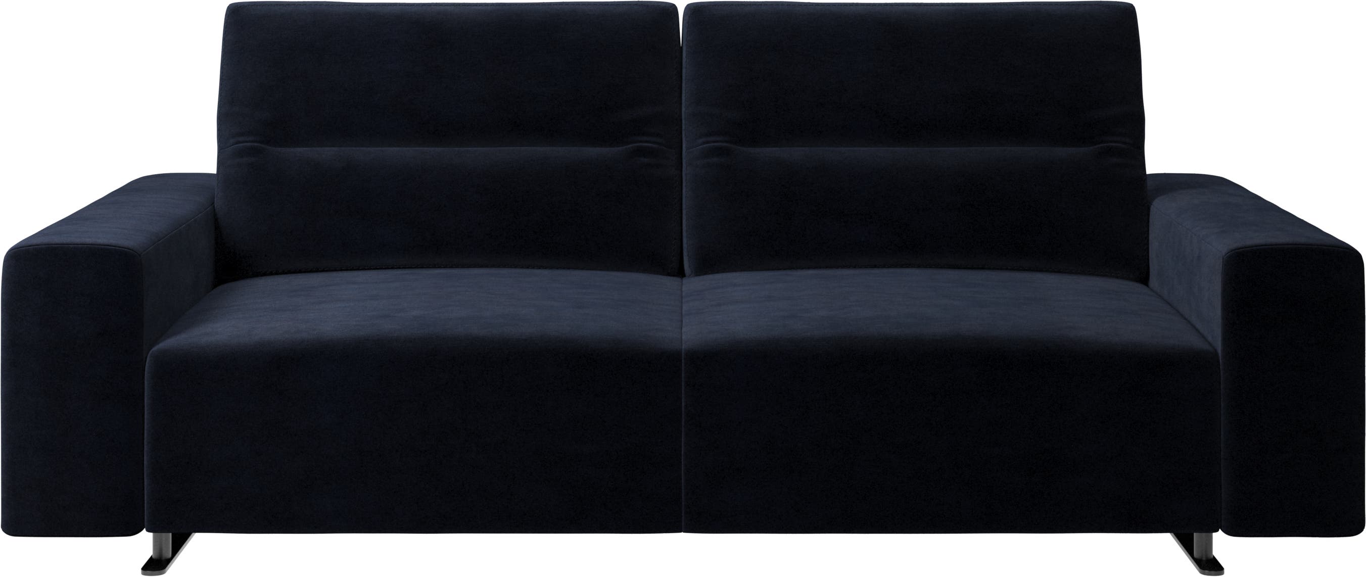 Hampton sofa with adjustable back and storage on the right side