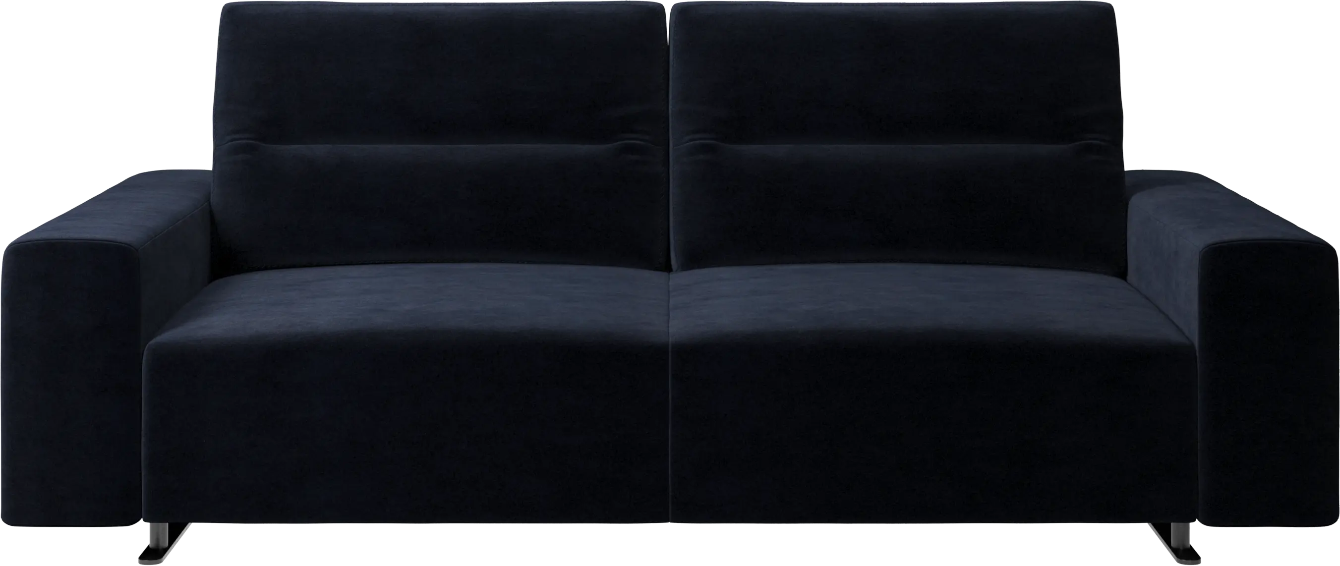 Hampton sofa with adjustable back and storage on the right side