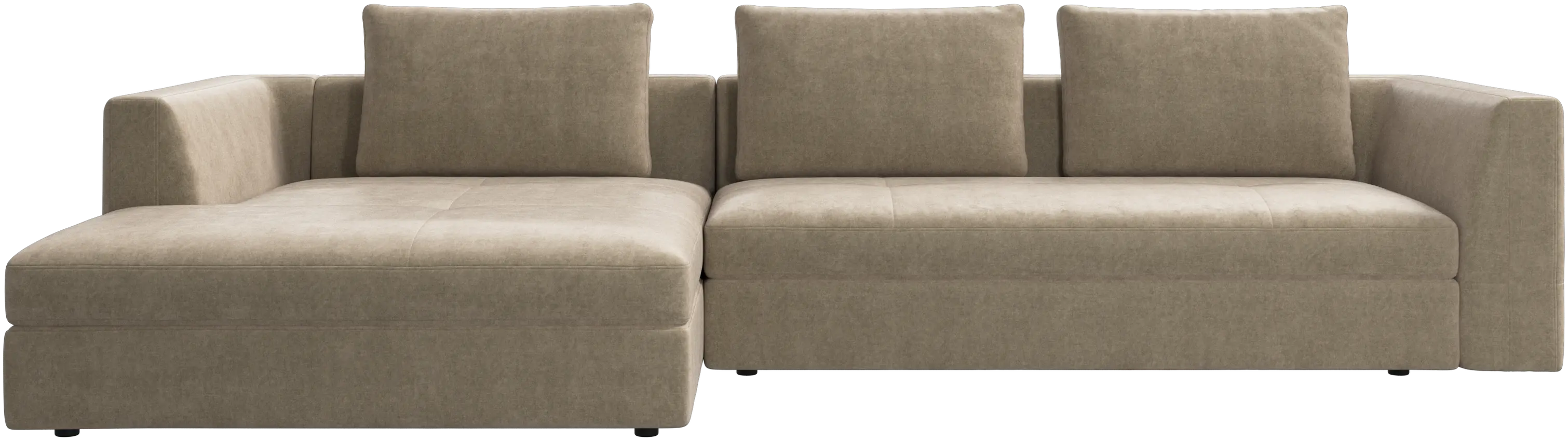Bergamo sofa with resting unit