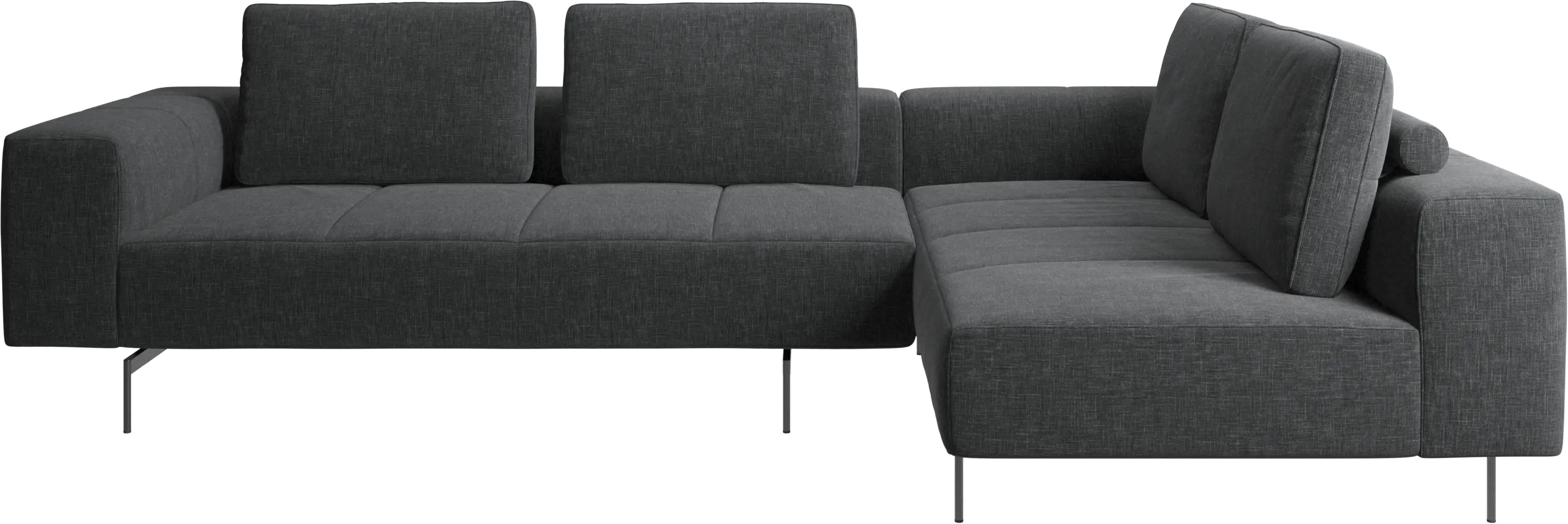 Amsterdam corner sofa with lounging unit