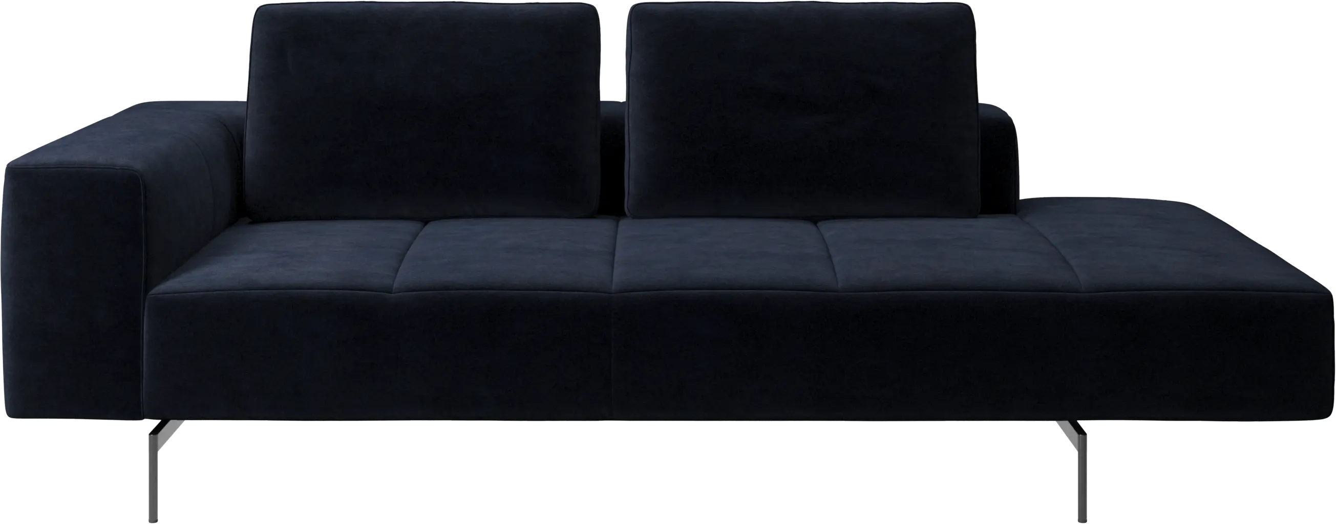Amsterdam resting module for sofa, armrest left, open end right