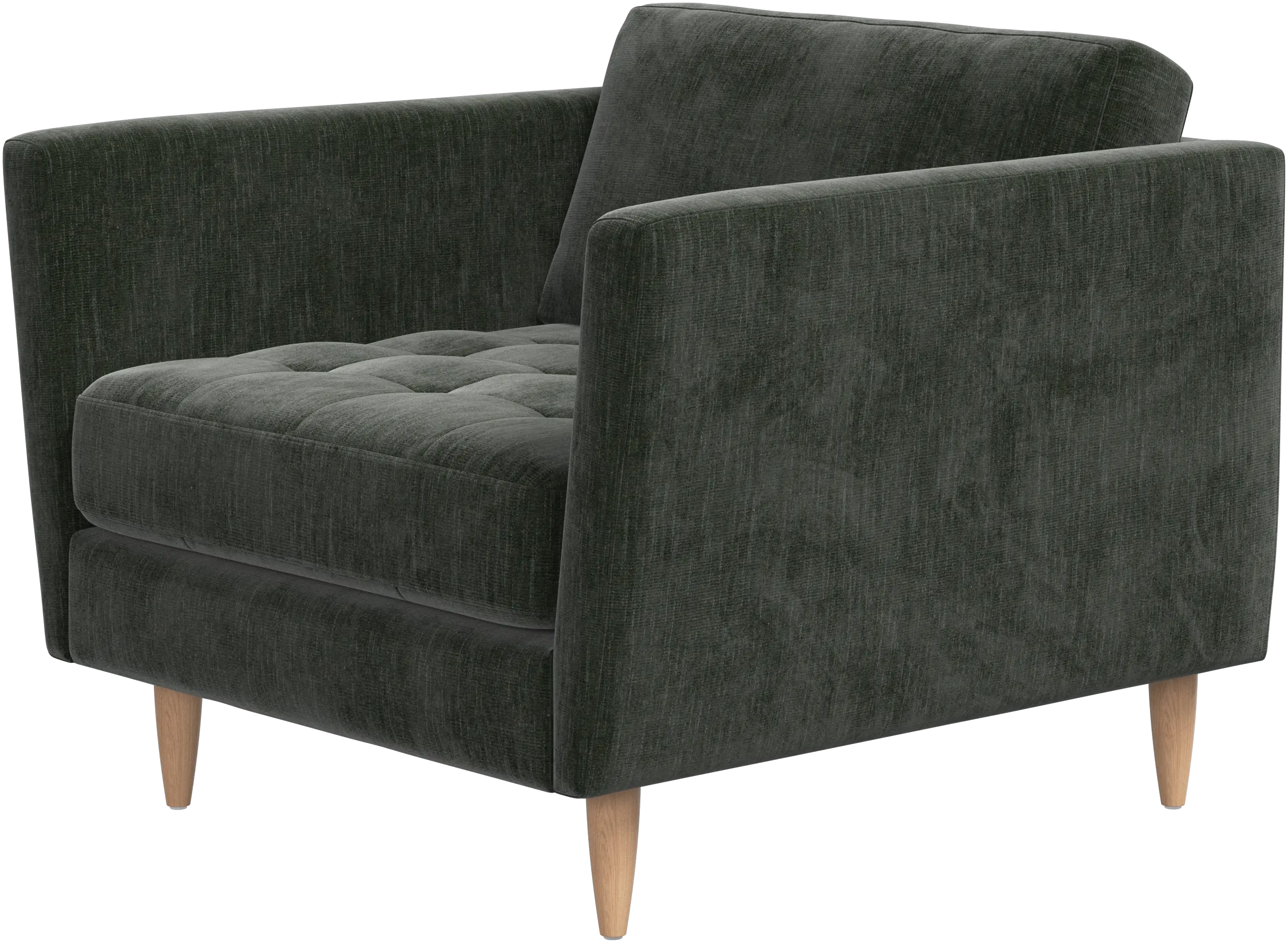 Osaka chair, tufted seat