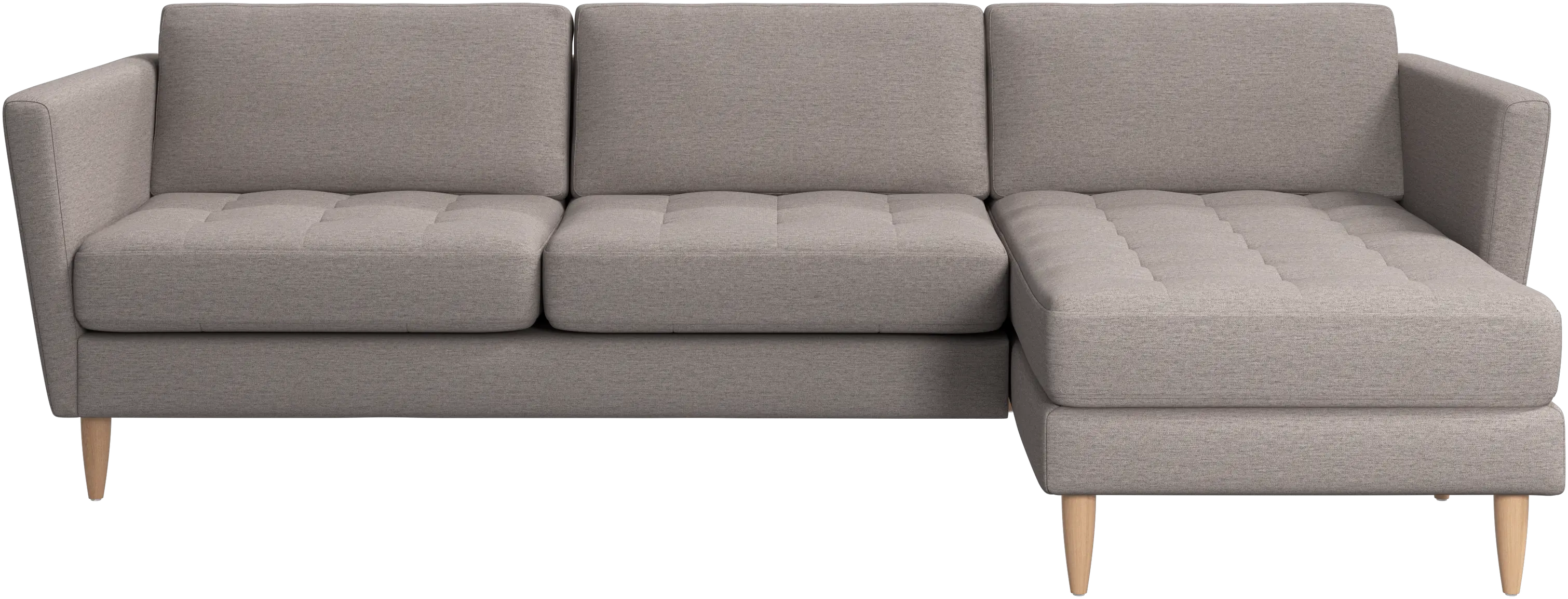 Osaka sofa with resting unit, tufted seat