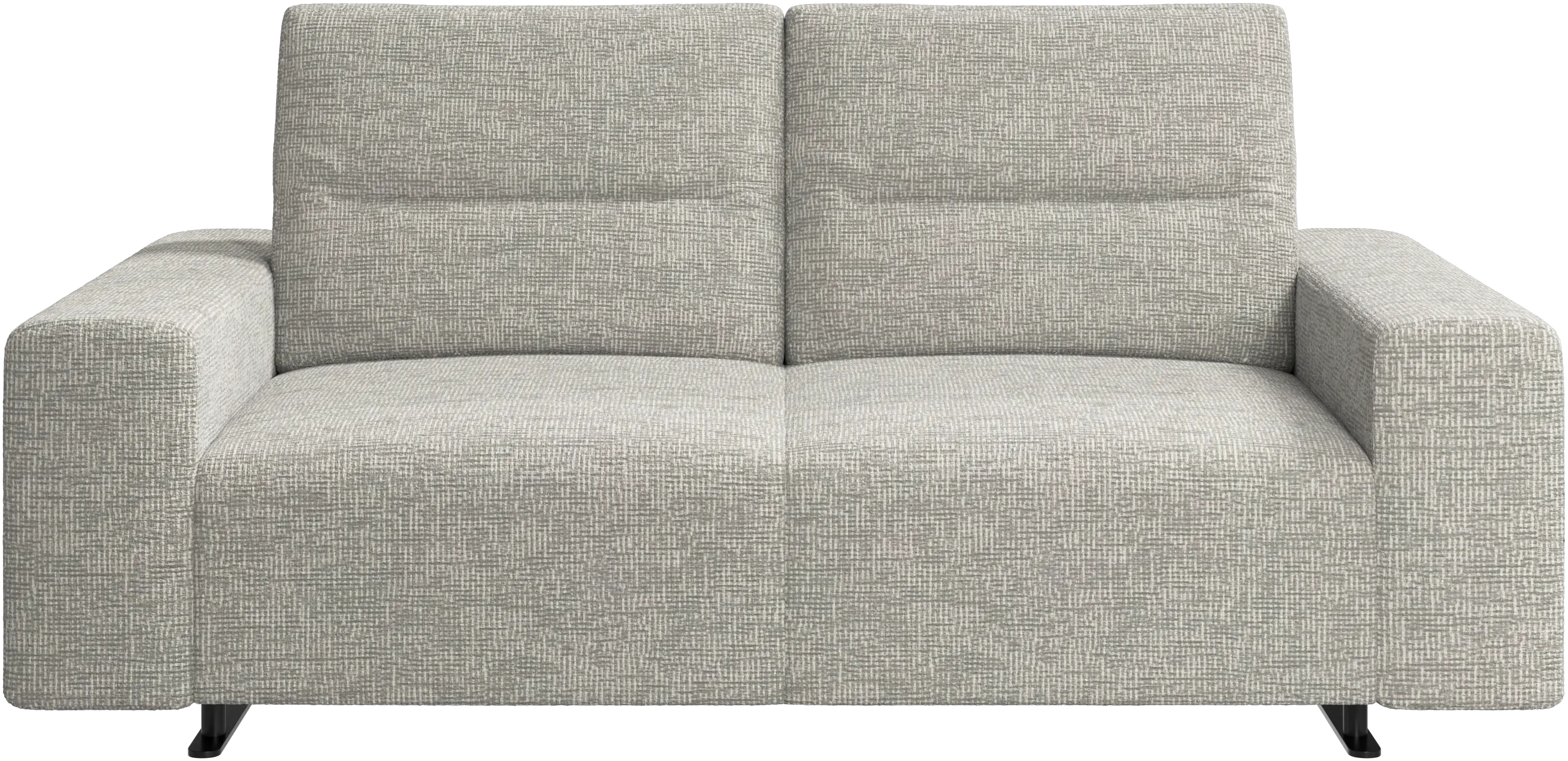 Hampton sofa with adjustable back and storage on the left side
