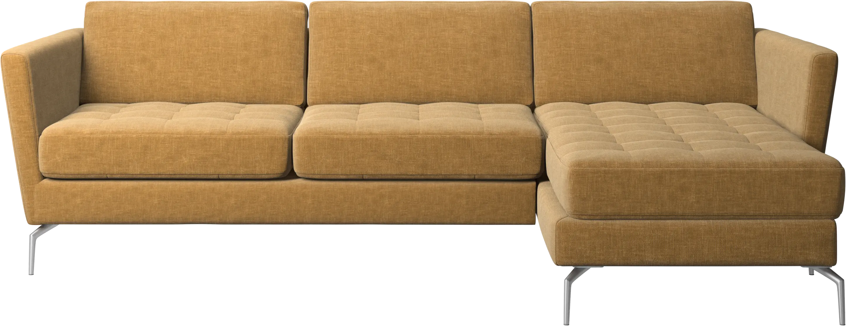 Osaka sofa with resting unit, tufted seat