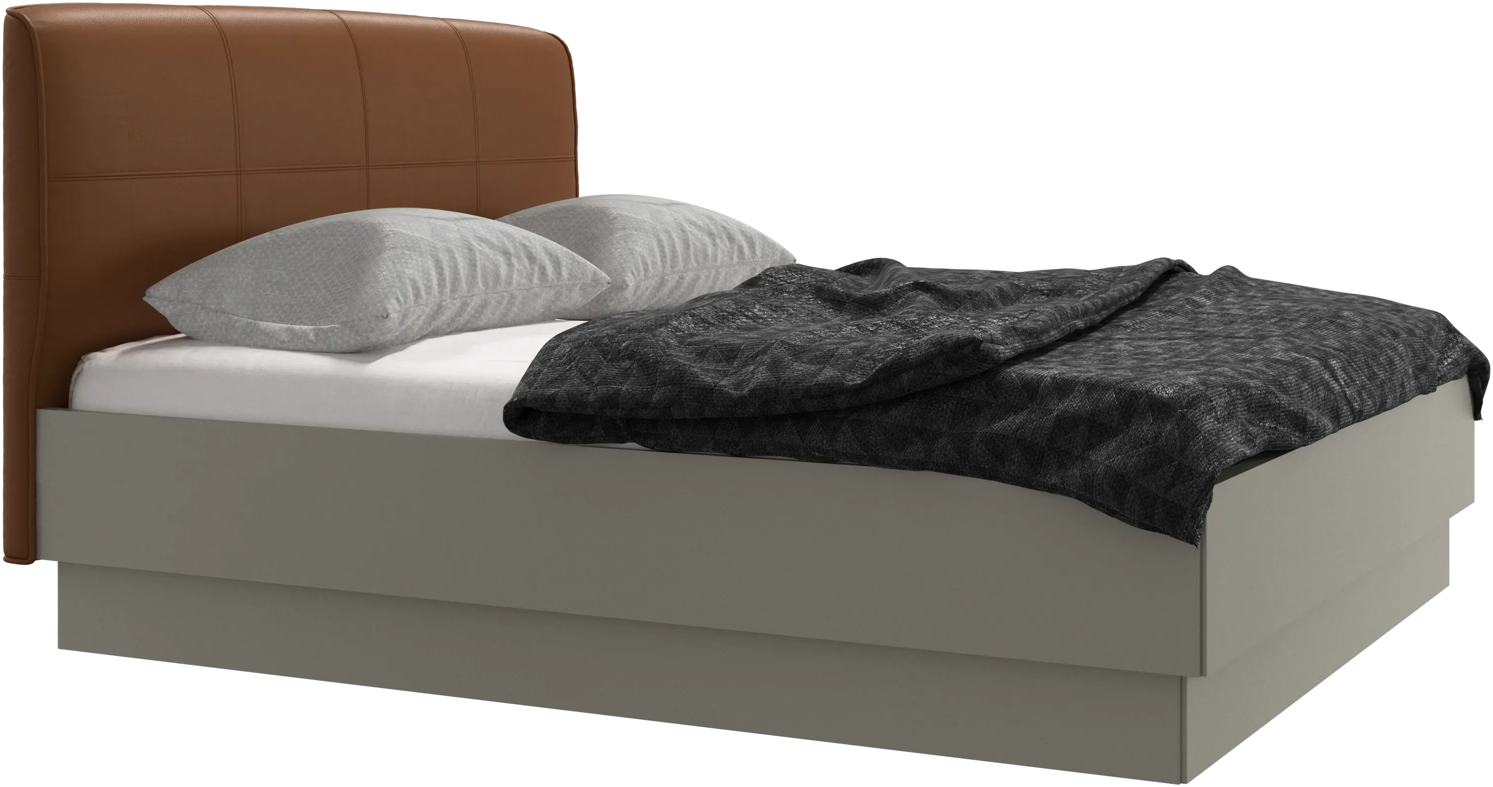 Houston, upholstered bed with storage