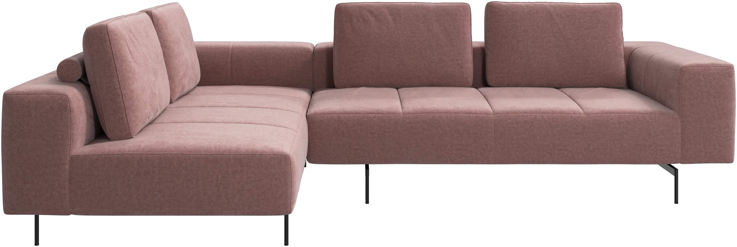 Amsterdam corner sofa with lounging unit