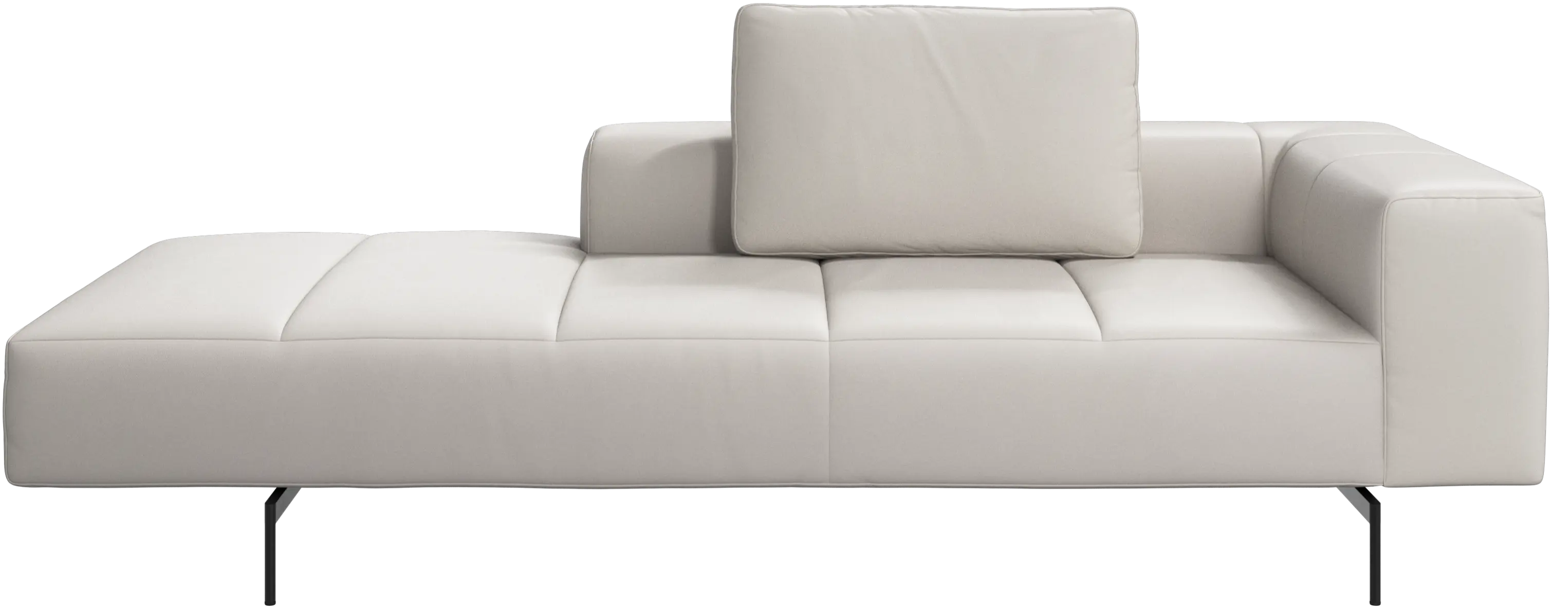 Amsterdam Iounging module for sofa, armrest right, open end left