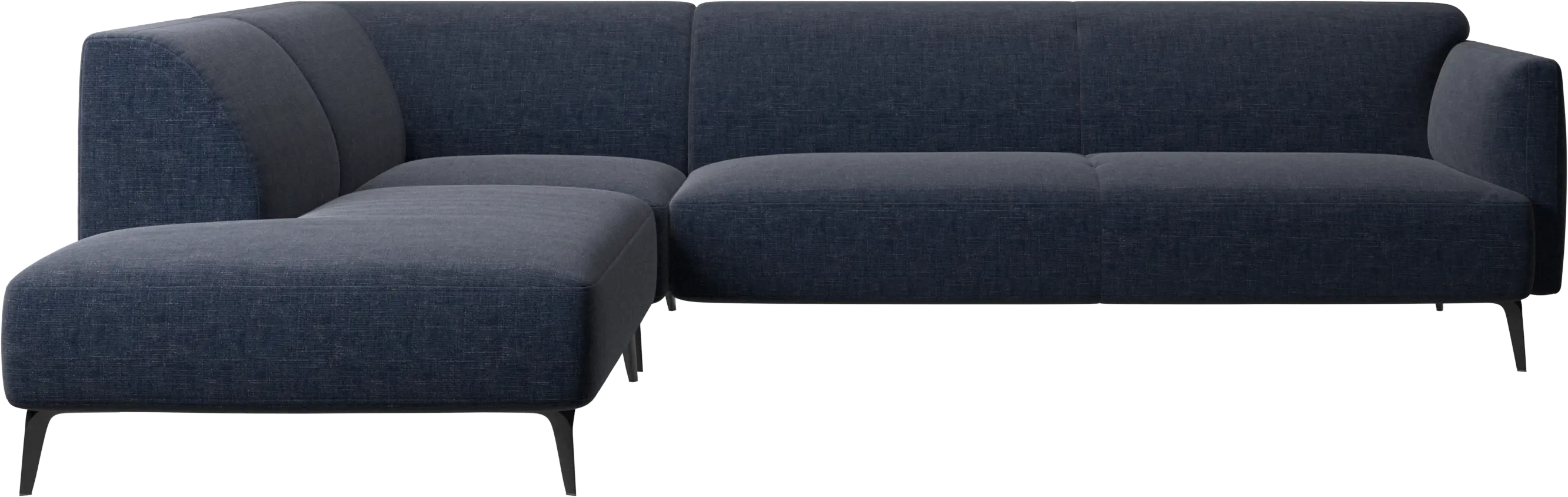 Modena corner sofa with lounging unit