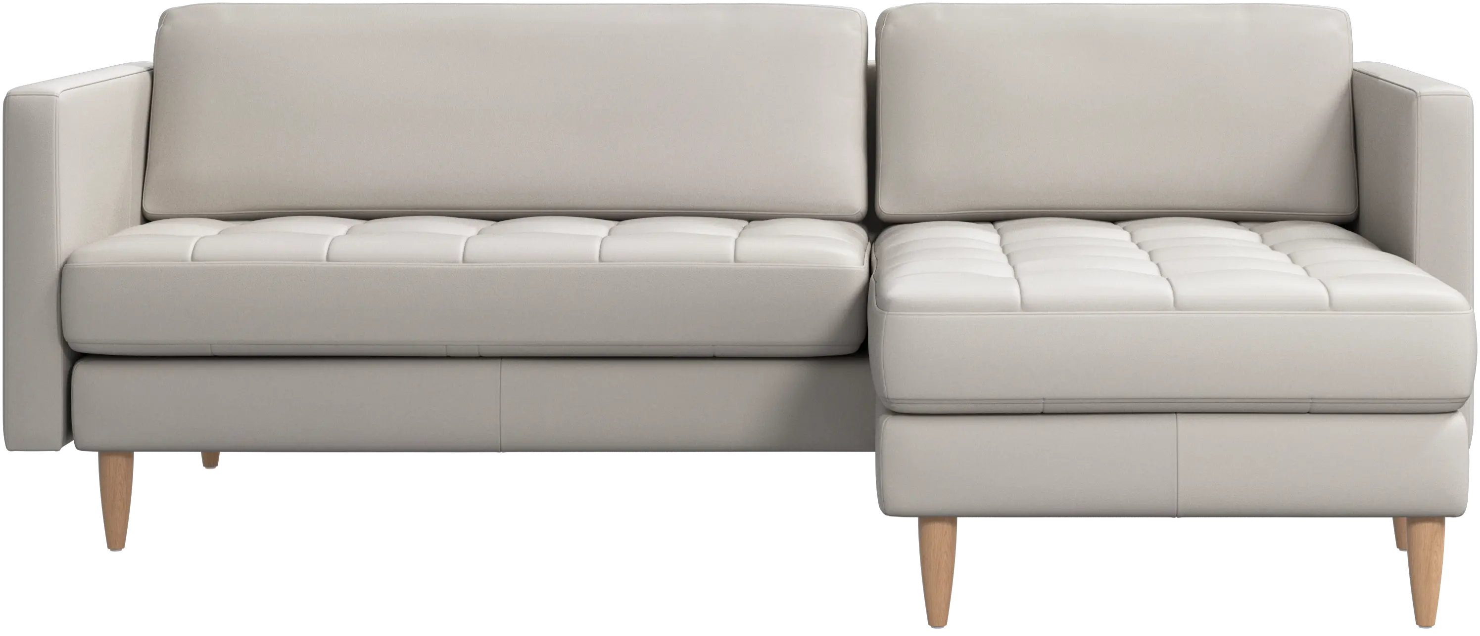 Osaka sofa with resting unit, tufted seat