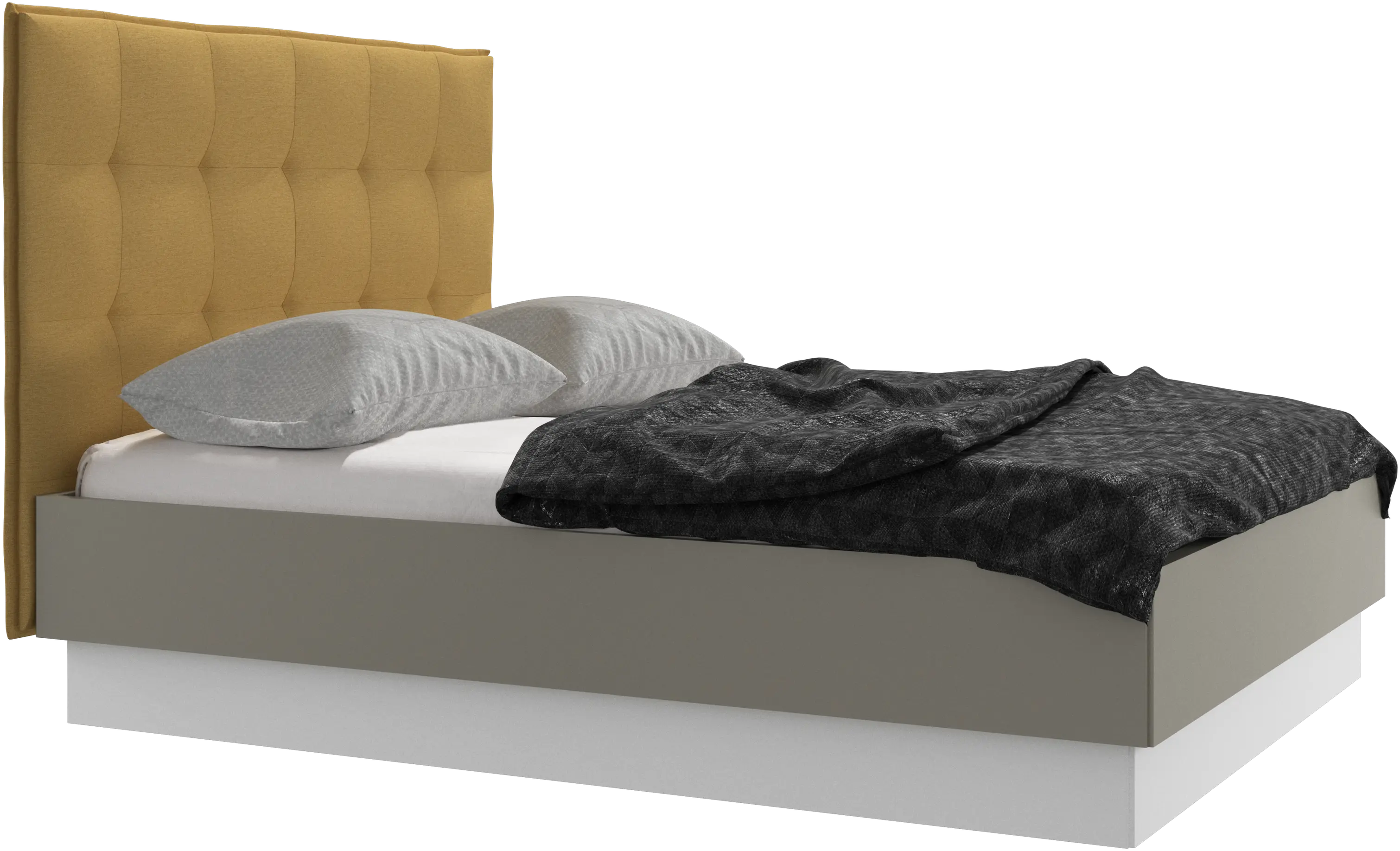 Cama com arrumação, excluindo colchão Lugano