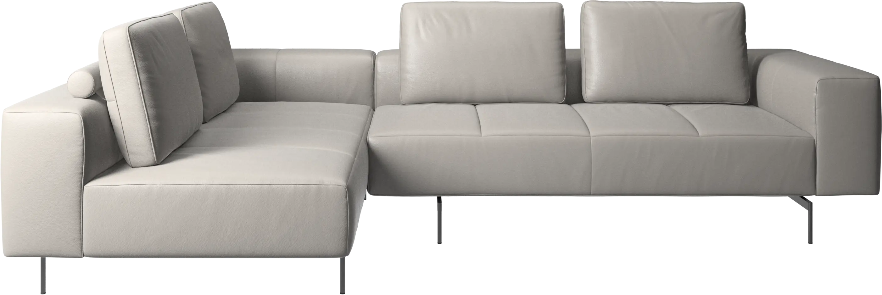 Amsterdam corner sofa with lounging unit