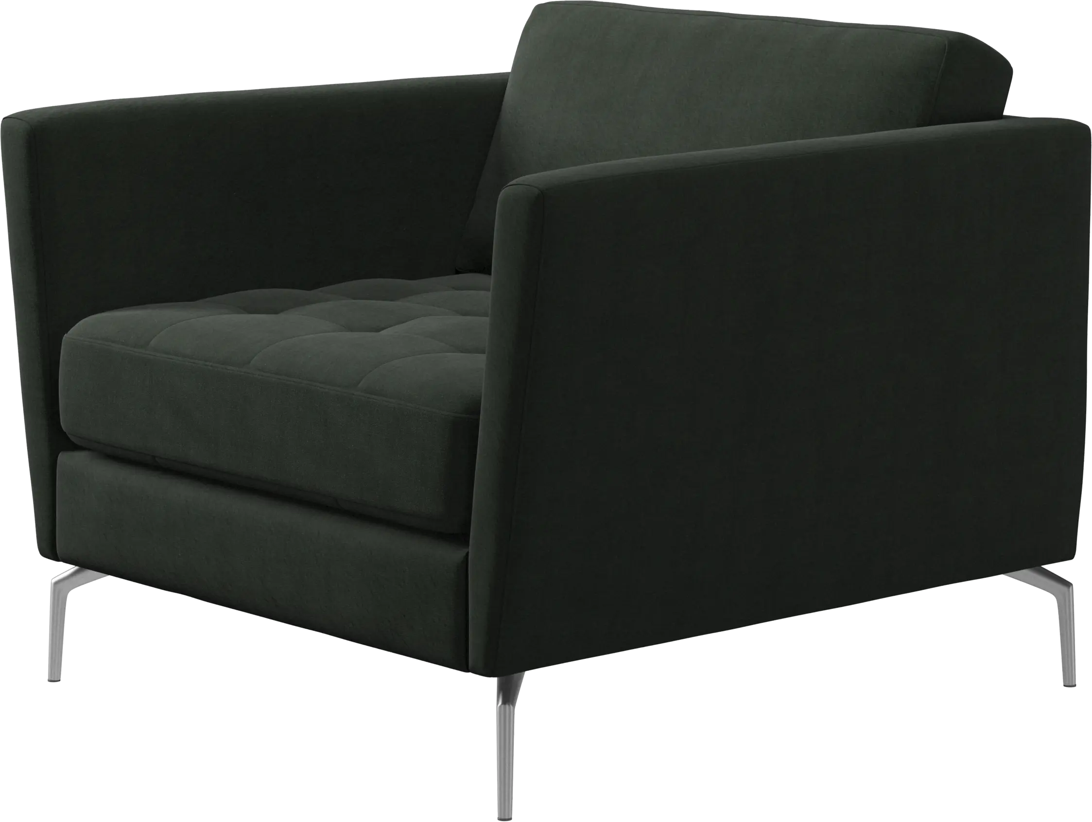 Osaka chair, tufted seat
