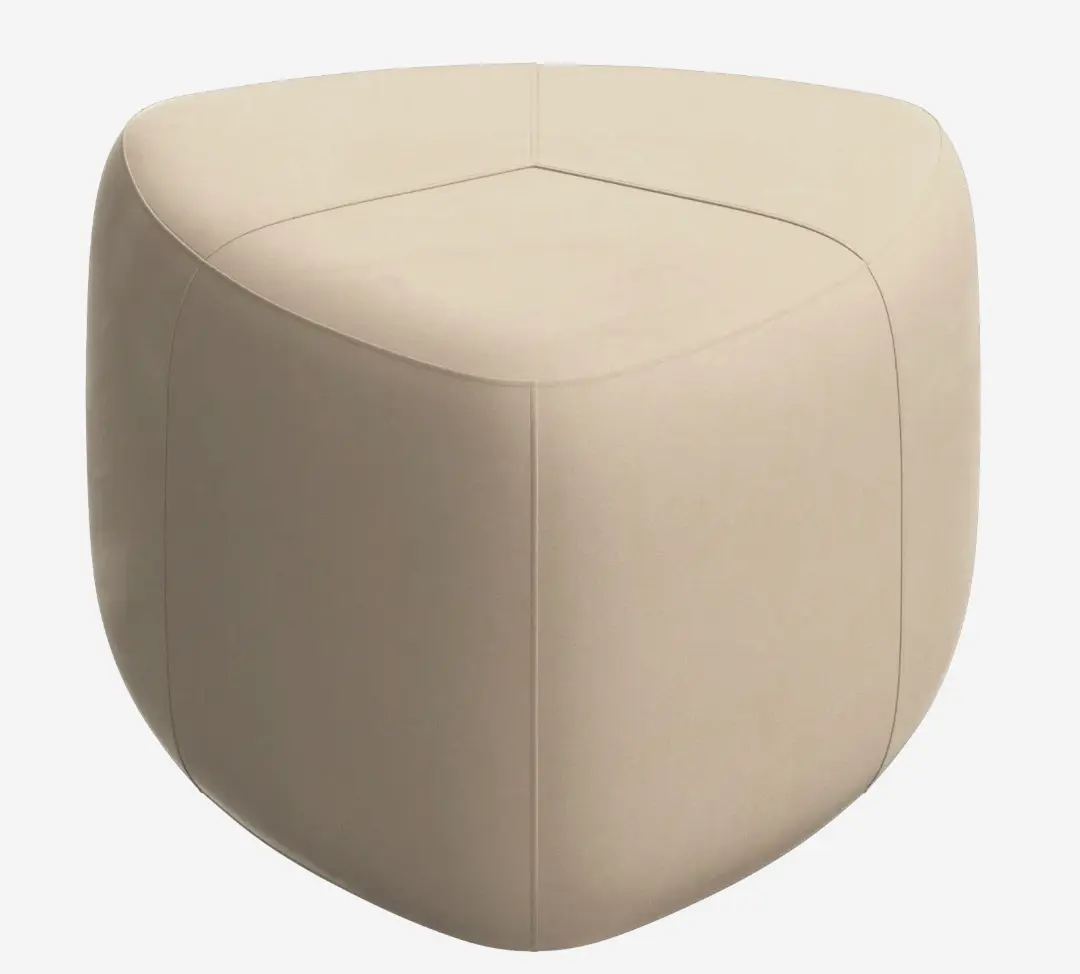 Footstool SMALL BERMUDA SAND BOLOGNA
