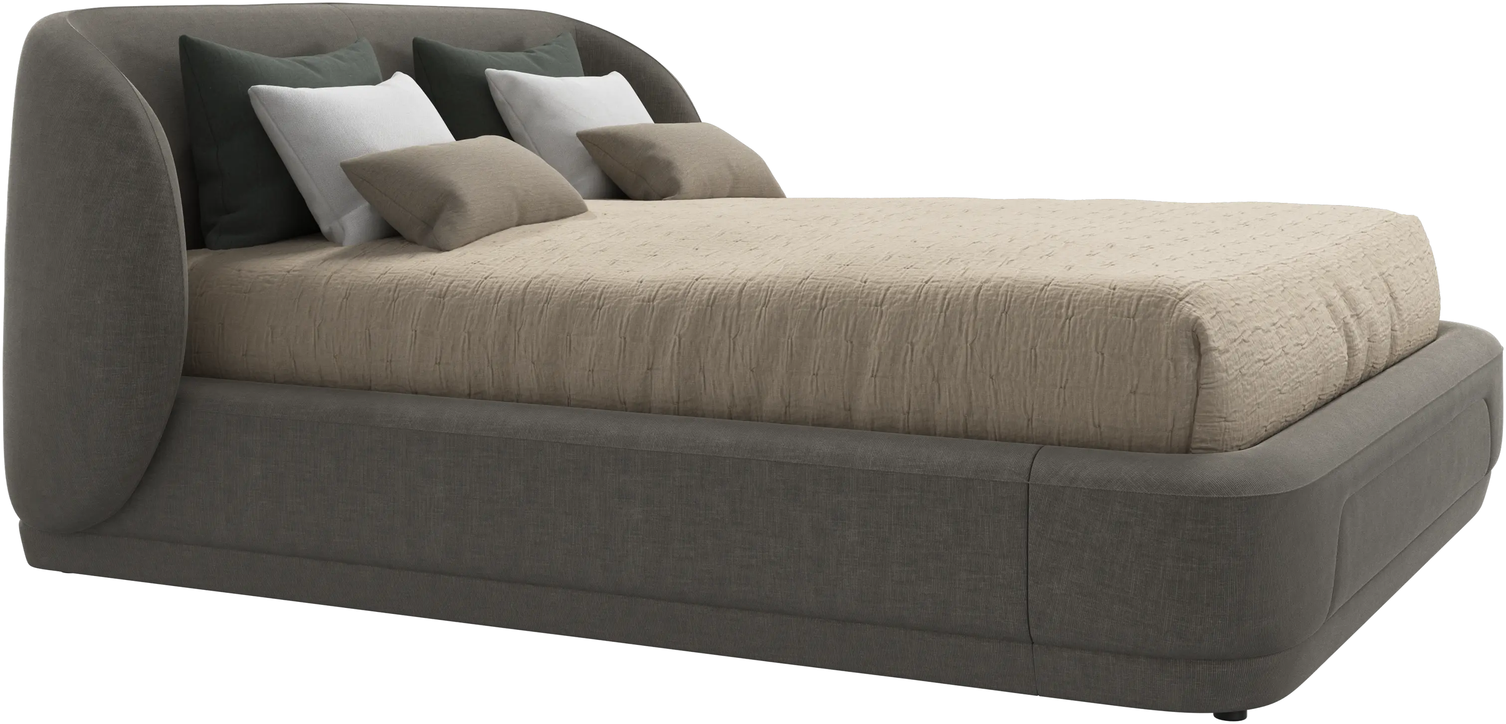 Bolzano bed with slats  - W160xL200cm