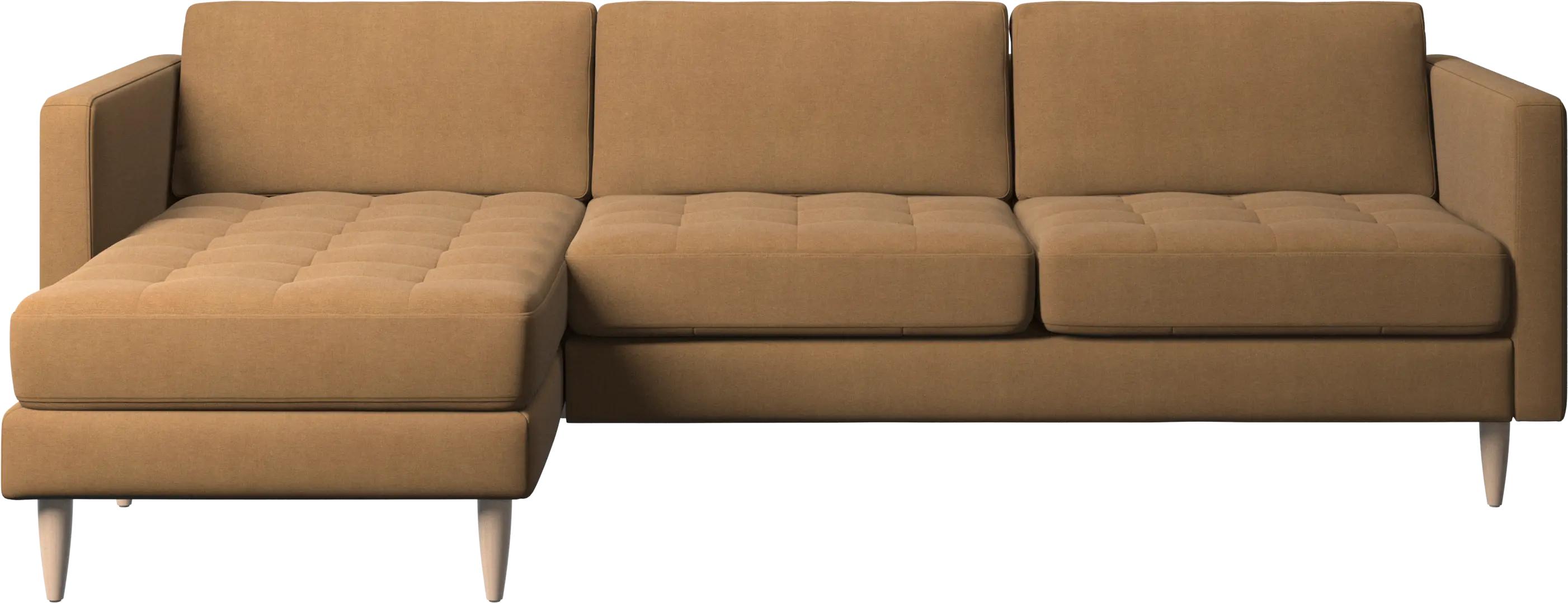 Osaka sofa with resting unit, tufted seat