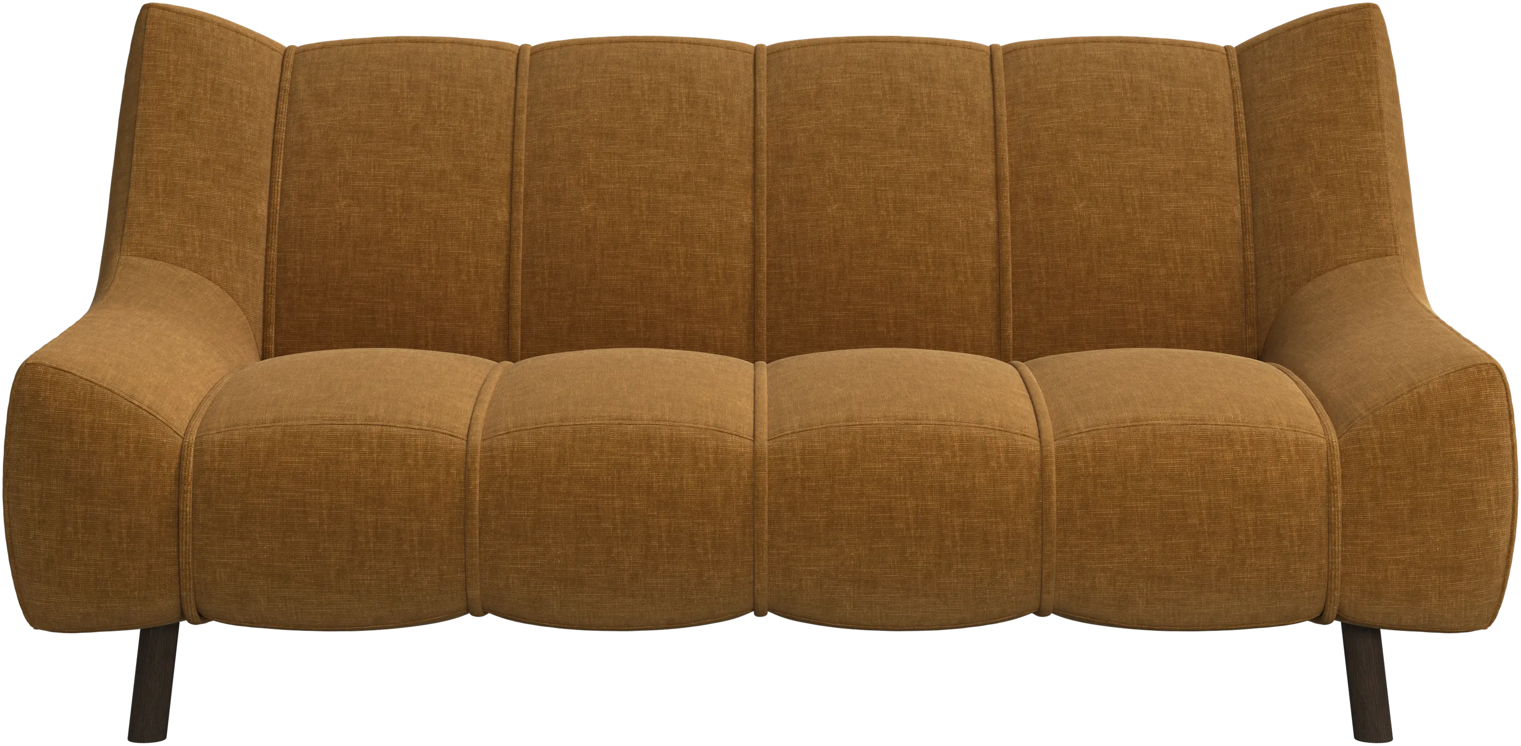 Nawabari 2 seater sofa, wooden leg