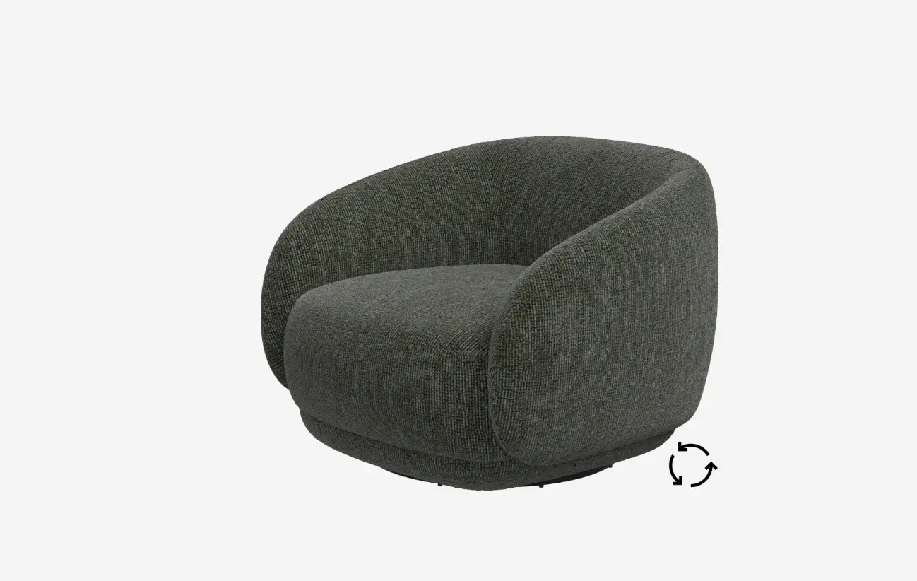 Bolzano armchair with swivel function x2