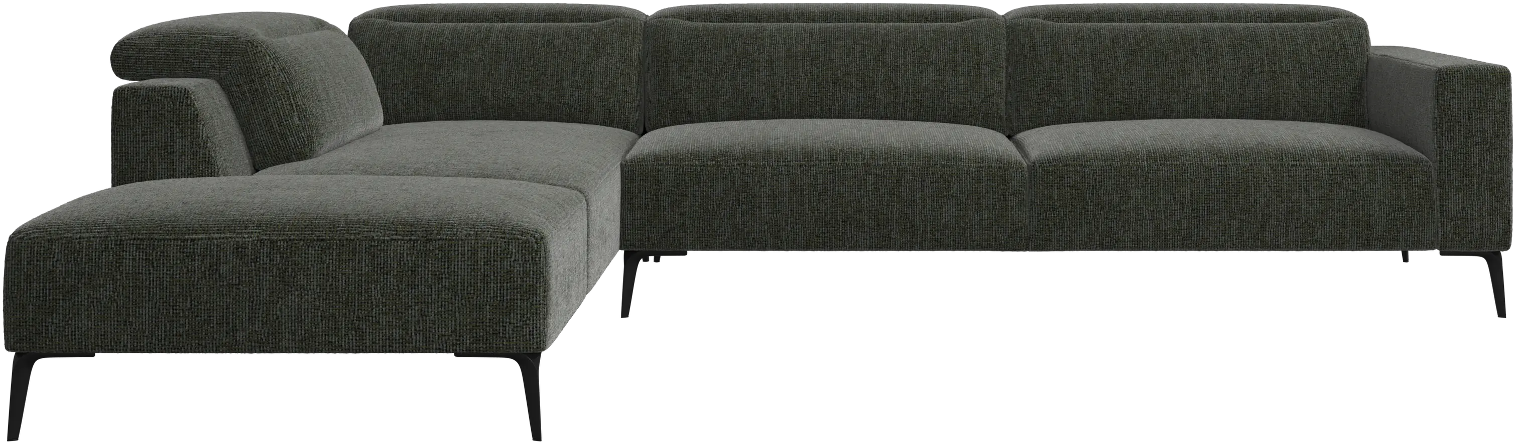 Zürich corner sofa with lounging unit