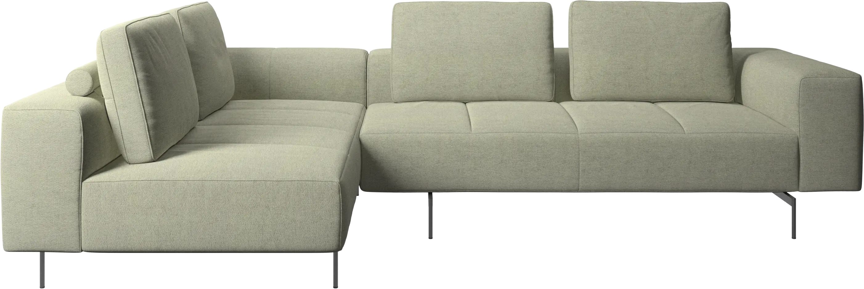 Amsterdam corner sofa with lounging unit