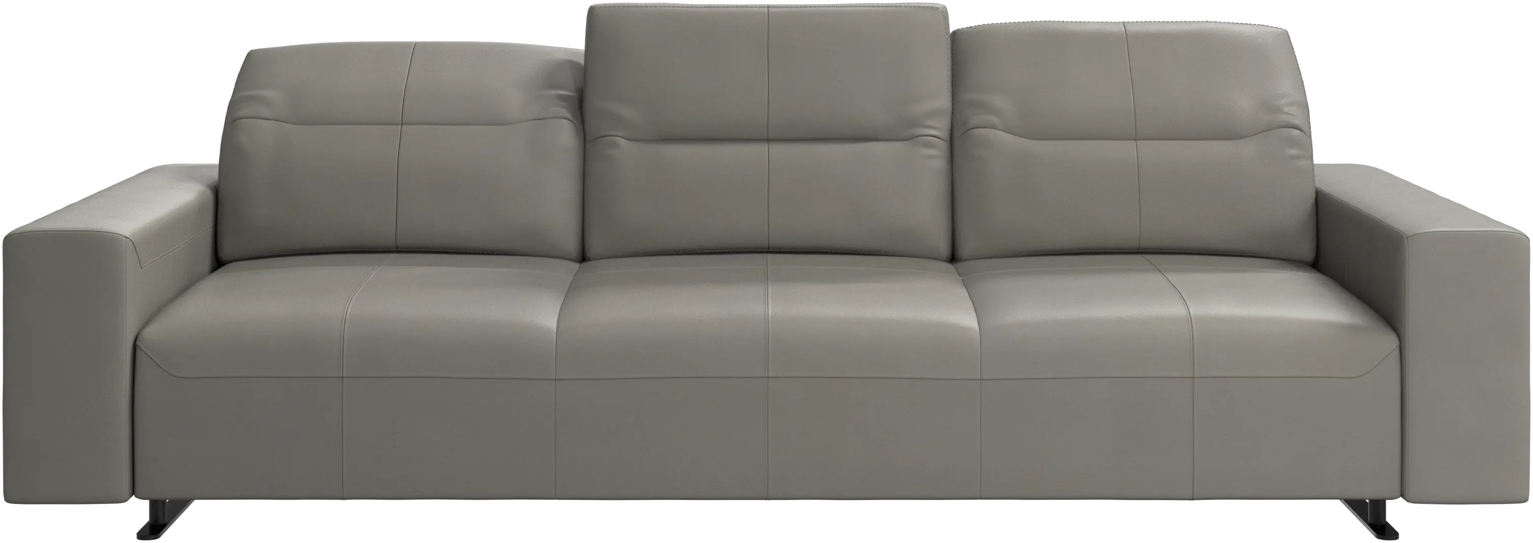 Canapé Hampton avec dossier ajustable et espace de rangement côté droit