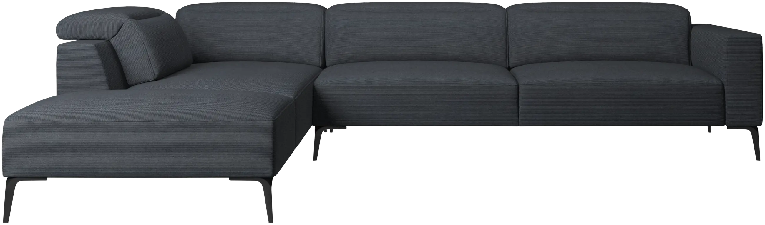 Zürich corner sofa with lounging unit