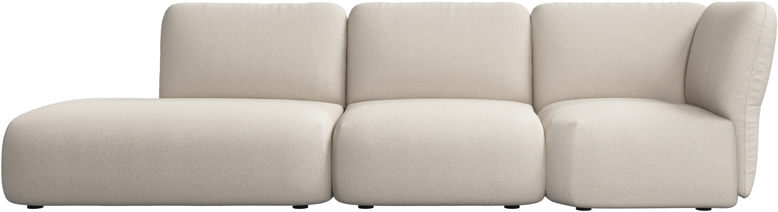 Paraggi sofa with lounging unit right