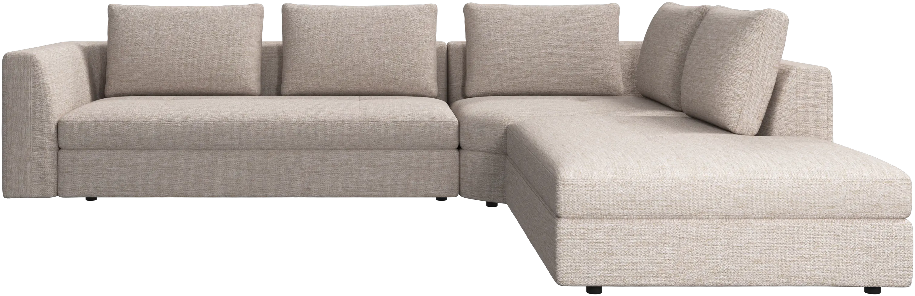 Bergamo corner sofa with lounging unit