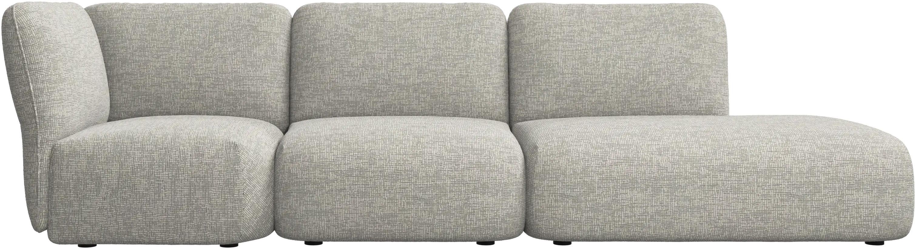 Paraggi sofa with lounging unit left