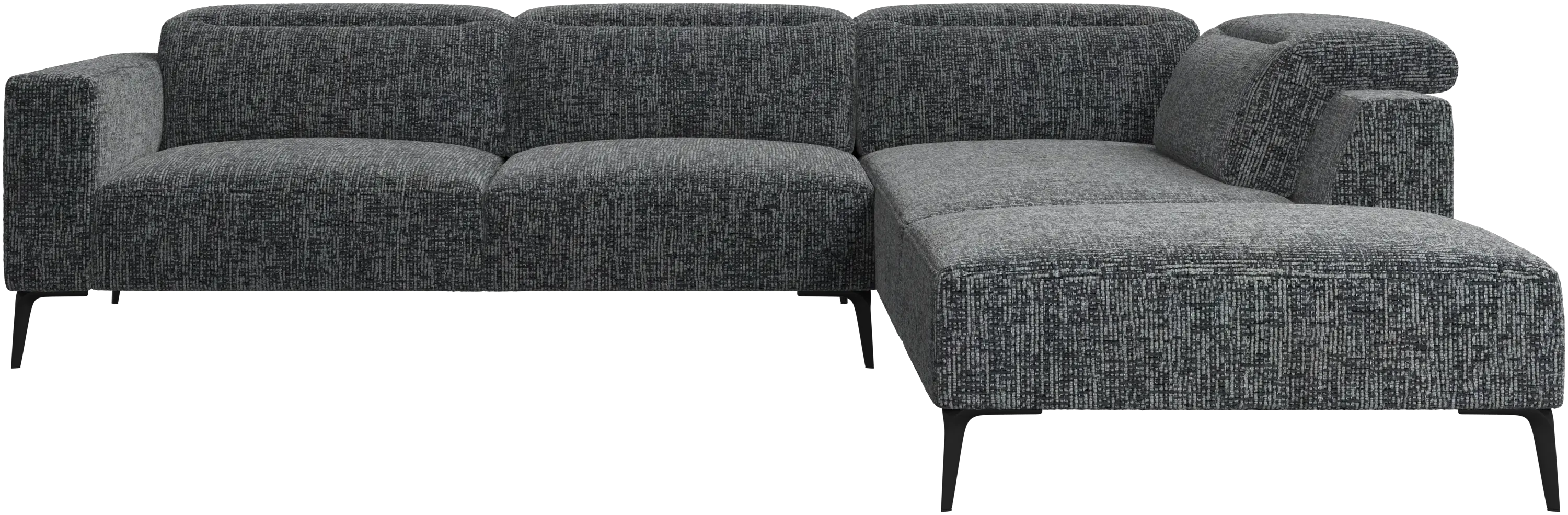 Zürich corner sofa with lounging unit