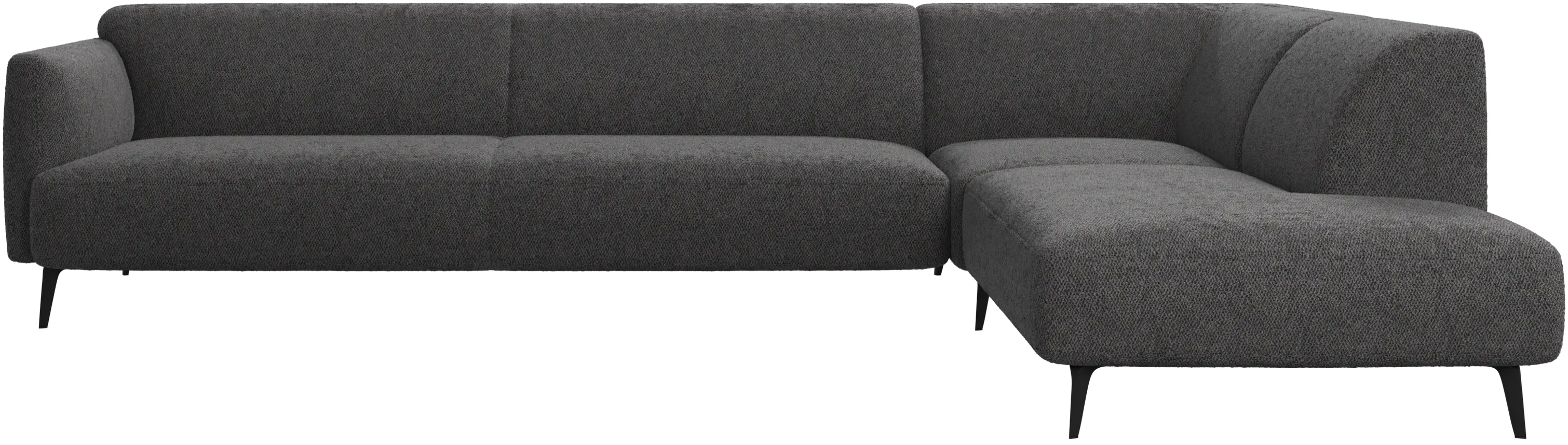 Modena corner sofa with lounging unit