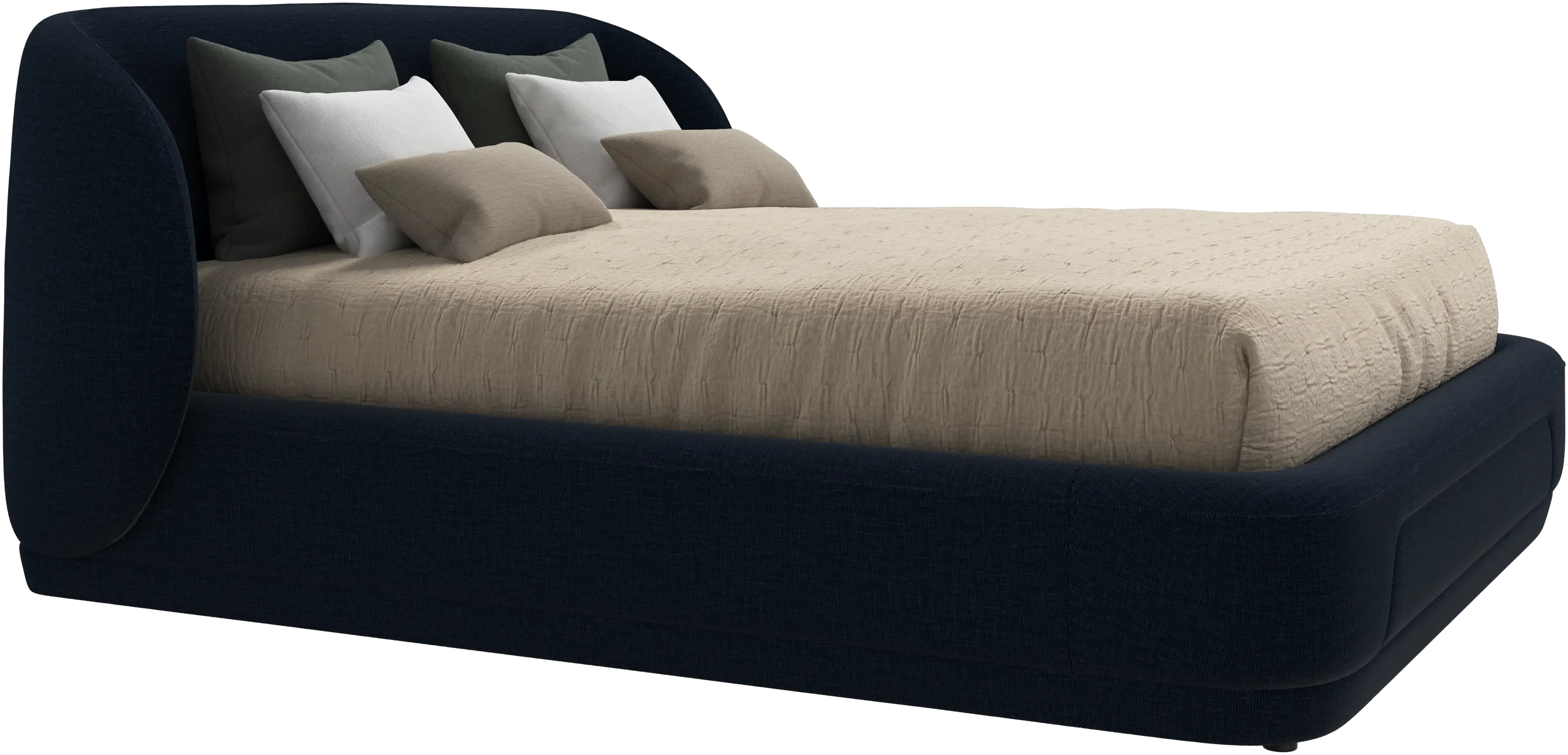 Bolzano bed with slats  - W152,5xL200cm