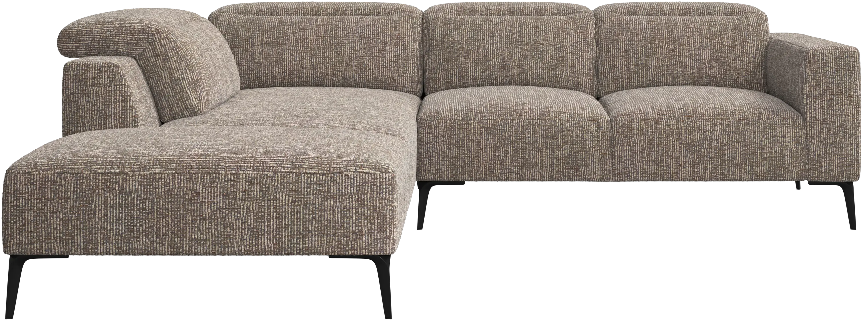 Zürich corner sofa with lounging unit