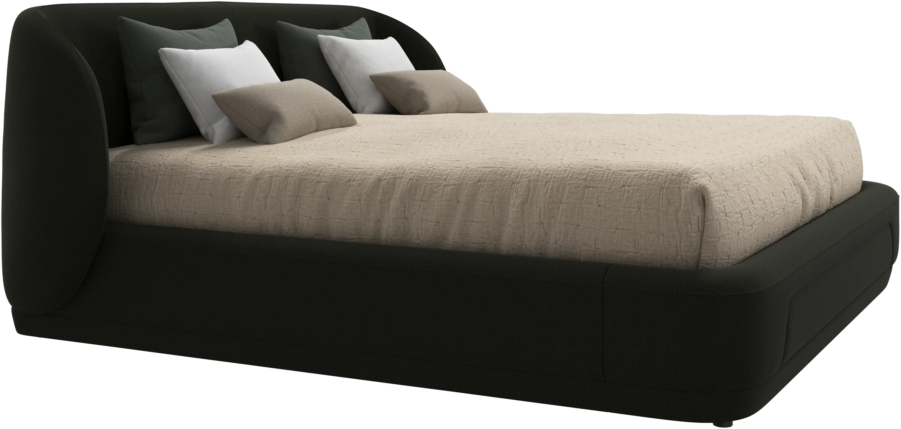 Bolzano bed with slats  - W193xL203cm