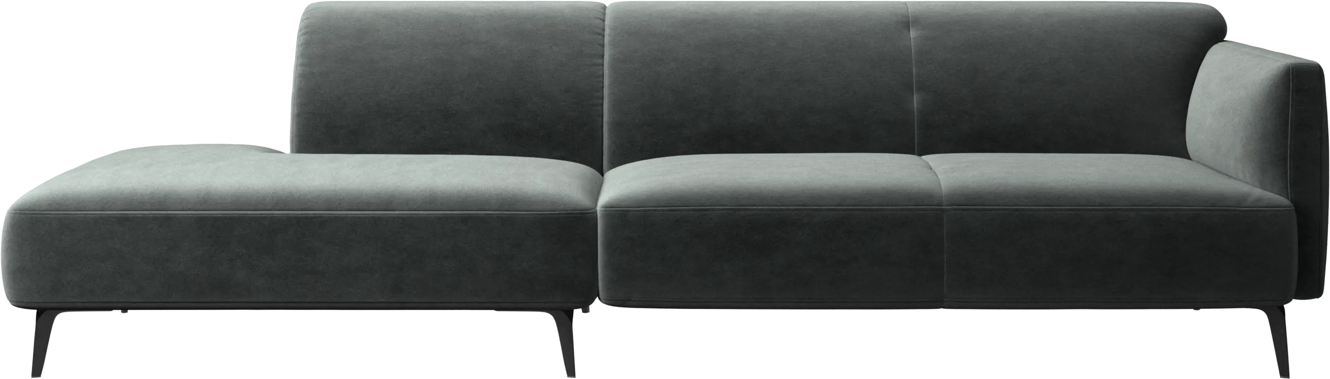 Modena sofa with lounging unit