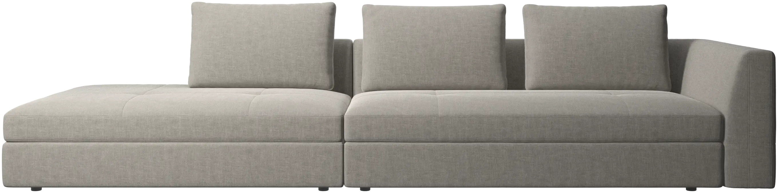 Bergamo sofa with lounging unit