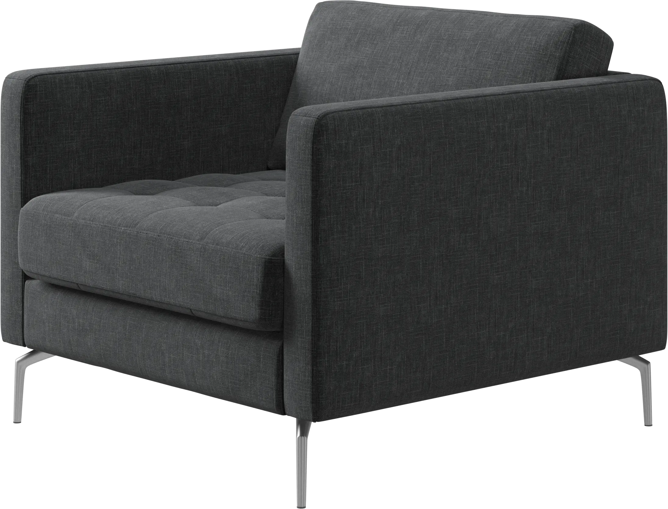 Osaka chair, tufted seat