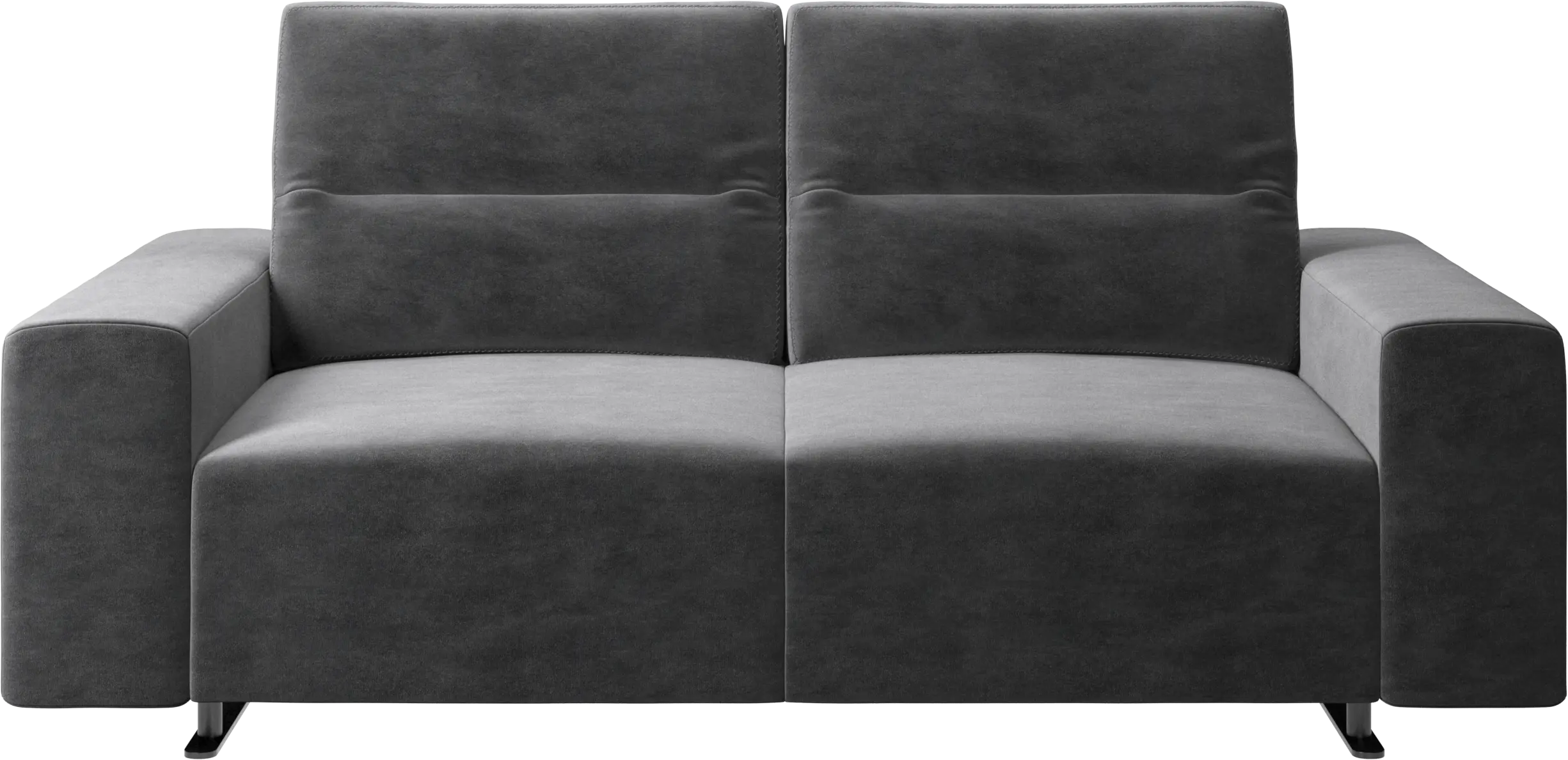 Hampton sofa with adjustable back and storage on the left side