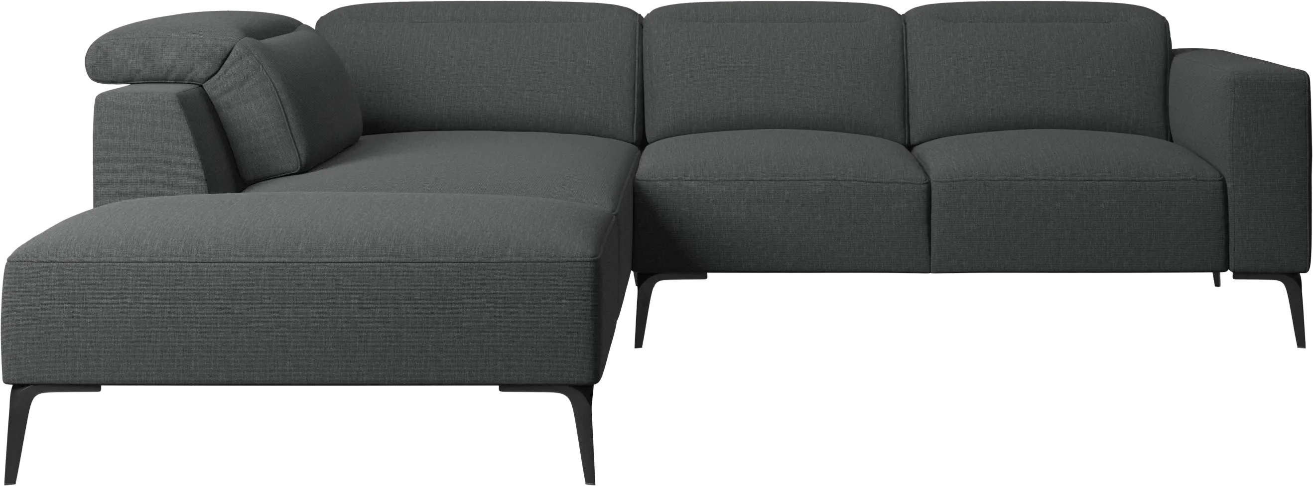 Zürich corner sofa with lounging unit