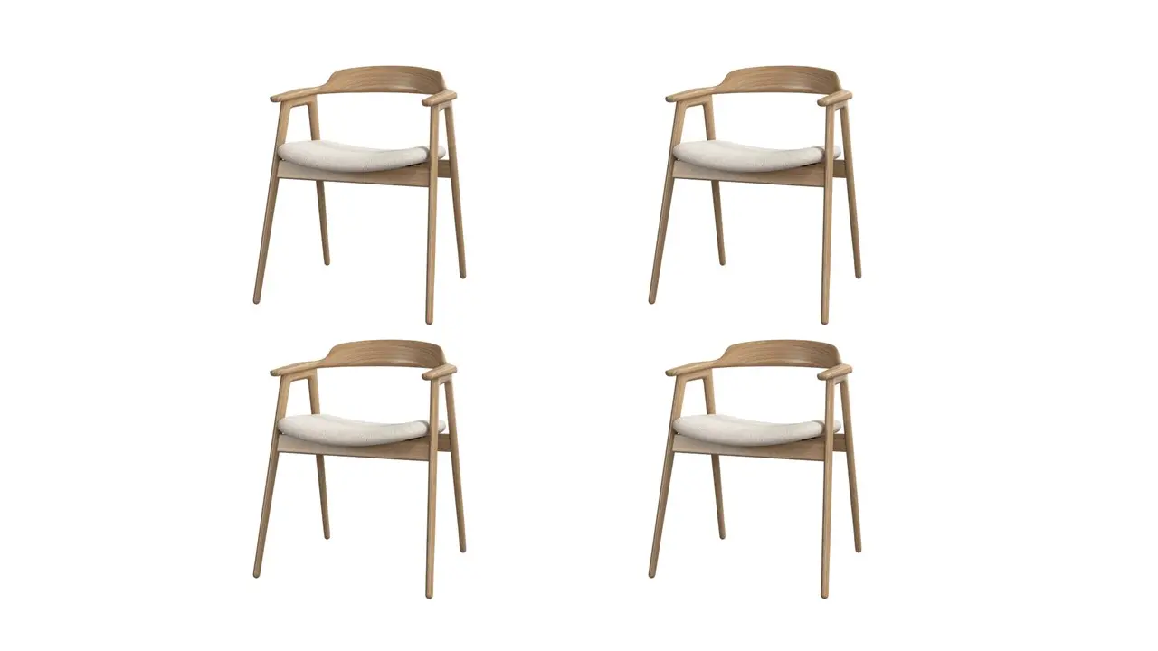 Dining chairs Seoul ダイニングチェア4脚セット　15％OFF